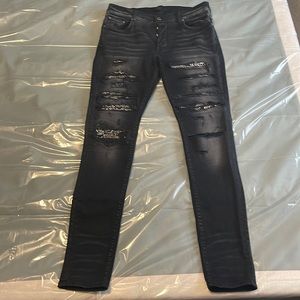 Amiri bandanna jeans